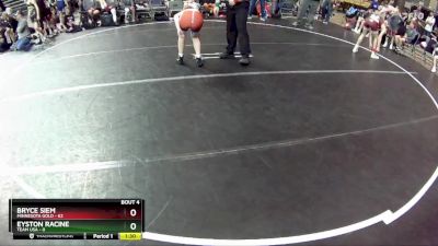 105 lbs Round 2 (6 Team) - Bryce Siem, Minnesota Gold vs Eyston Racine, Team USA