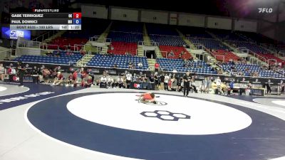 100 lbs Cons. Rd Of 64 - Gabe Terriquez, OK vs Paul Donnici, MO