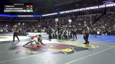 132 lbs Consi Of 4 - Orion Hill, Folsom (SJ) vs Zaydrein Hernandez, St. John Bosco (SS)