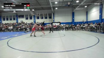 285 lbs 7th Place - Sam St. Peter, Monument Mountain vs Cody Hill, North Attleborough