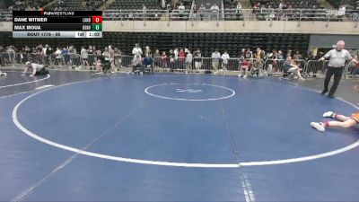 95 lbs Consi Of 8 #2 - Dane Witmer, Landisville vs Max Moua, Denver