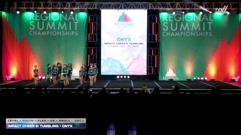 Impact Cheer & Tumbling - Onyx [2026 L1 Youth - Flex - D2 - Small Day 1] 2026 The West Regional Summit