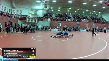 145 lbs Champ. Round 1 - Wyatt Hodson, Center Grove Wrestling Club vs Aaron Clopton, Bloomington South Wrestling Cl