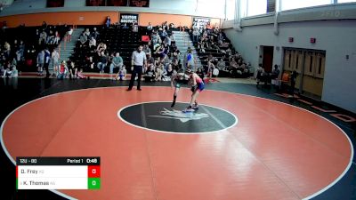 12U - 80 lbs Semifinal - Kamden Thomas, Albert Gallatin vs Dylan Frey, Albert Gallatin