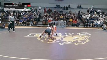 125 lbs Champ. Round 1 - Austin Garcia, Minot State (n.d.) vs Benjamin Aranda, St. Cloud State