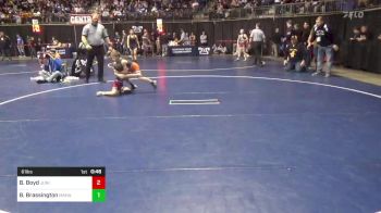 61 lbs Round Of 16 - Brady Boyd, Juniata Valley vs Blake Brassington, Mahanoy Area
