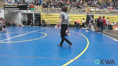 46 lbs Quarterfinal - Declan Wilson, Raw Wrestling Club vs Beckham McKaig, Standfast