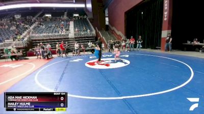 100-113 lbs Round 1 - Ada Mae Hickman, Torrington Wrestling Club vs Hailey Hulme, Rawlins Wrestling Club