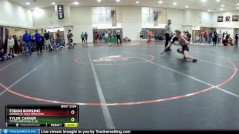 132 lbs Cons. Round 2 - Tobias Bowling, Legends Of Gold Wrestling vs Tyler Carver, Tipton Wrestling Club
