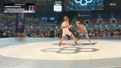132 lbs Cons. Sub-rd Of 32 - Kingston Meadors, OR vs Christopher Grossman, MT