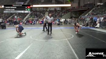 150 lbs Cons. Round 2 - Jaxon Henman, Ellis Kids vs Austin Liles, The Herd