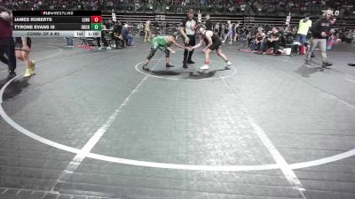 128 lbs Consi Of 8 #2 - James Roberts, Lenape Valley vs Tyrone Evans III, Orchard South WC