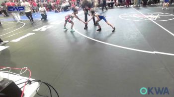 52-55 lbs 3rd Place - Beckem Brooks, Winfield Youth Wrestling Club vs Alyna Johnson, Skiatook Youth Wrestling