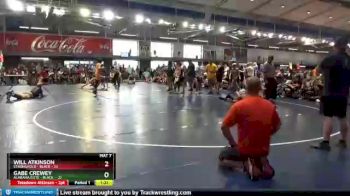 100 lbs 2nd Wrestleback (16 Team) - Will Atkinson, Stronghold - Black vs Gabe Crewey, Alabama Elite - Black&nbsp;