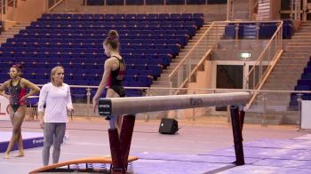 Grace McCallum (USA) Full Beam Routine, Training Day 2 - 2018 City of Jesolo Trophy