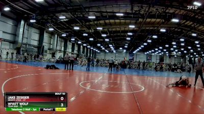 105 lbs Rd# 6- 9:00am Saturday Final Pool - Wyatt Wolf, Team BAM vs Jake Zesiger, SELECT, Utah