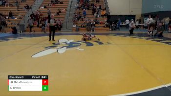 55 lbs Cons. Round 3 - Blake DeLaForest, Blaine Wrestling Association vs Anton Brown, `