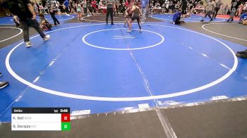 84 lbs Consi Of 4 - Kamden Bell, Sperry Wrestling Club vs Brayden Barajas, Grove Takedown Club