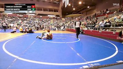 110 lbs Semifinal - Duncan Barnhart, GuardDog Wrestling & Athletic Club vs Sawyer Martin, Bauxite Mini Miners Wrestling