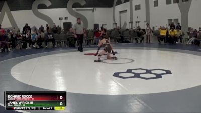 75 lbs Round 4 - James Wirick III, Team Atomic vs Dominic Rocco, Junior Terps Xtreme