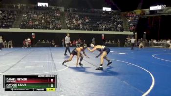 157 lbs Champ. Round 2 - Daniel Meeker, Wartburg vs Hayden Stout, Buena Vista