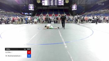 126 lbs Cons 8 #2 - Austin Ellis, Utah vs Maksim Mukhamedaliyev, Illinois