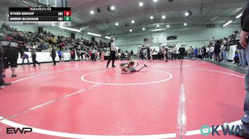 83 lbs Rr Rnd 2 - Ryker Bishop, Salina Wrestling Club vs Ember Bloxham, Salina Wrestling Club