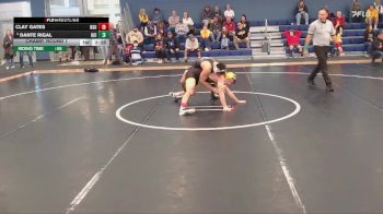 133 lbs Champ. Round 1 - Dante Rigal, Briar Cliff (Iowa) vs Clay Gates, Northern State