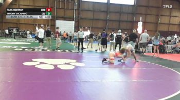 119 lbs Consi Of 4 - Max Berman, Germantown Academy vs Brody Dicaprio, Cba/ Journeymen