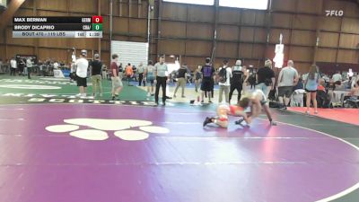 119 lbs Consi Of 4 - Max Berman, Germantown Academy vs Brody Dicaprio, Cba/ Journeymen