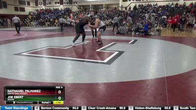 285 lbs Cons. Round 2 - Joe Ebert, Solon vs Nathaniel Palmarez, South Tama County