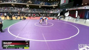 5A 132 lbs 5th Place Match - Delia Stapp, Frisco Emerson vs Charlie Freese, Lampasas