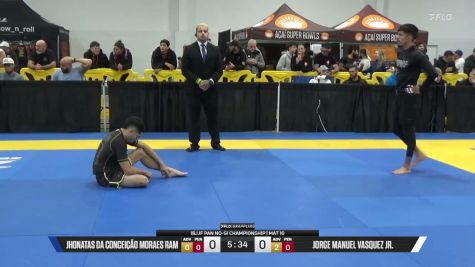 Jorge Manuel Vasquez Jr. vs Jhonatas Da Conceição Moraes Ram 2026 Pan IBJJF Jiu-Jitsu No-Gi Championship