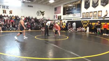 285 lbs Quarterfinal - Jacob Dare, West Marshall vs McKyan Egan, Waukon