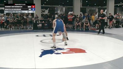 70 kg Champ. Rd Of 256 - Kaiden Dietzenbach, Maverick WC vs Edwyn Schroeder, Ranger Wrestling Club