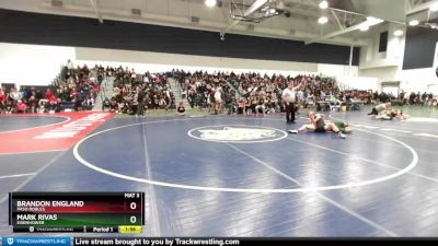 132 lbs Champ. Round 1 - Mark Rivas, Eisenhower vs Brandon England, Paso Robles