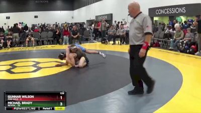 129 lbs Round 2 (6 Team) - Michael Brady, Revival vs Gunnar Wilson, PNW Gold