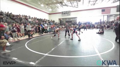 88 lbs Rr Rnd 2 - Austyn Allen, Ponca City Wildcat Wrestling vs Frankie Robertson, Hennessey Takedown Club