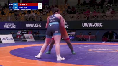 73 kg 1/4 Final - Mansi Lather, India vs Piper Fowler, United States