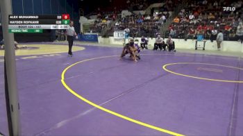 157 lbs Cons. Round 3 - Hayden Rofkahr, University Of The Ozarks vs Alex Muhammad, Eureka
