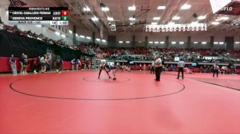 120 lbs Champ. Round 1 - Geneva Provence, Arlington Martin vs Cristal Caballero Ferman, Lewisville