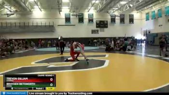 160 lbs Champ. Round 1 - Trevon Gilliam, Central vs Brayden Betsworth, Eaton
