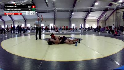 174 lbs Cons. Round 2 - Niko Kalamaras, John Carroll vs Breyden Hill, Muskingum University