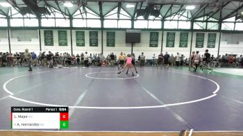 105-110 lbs Cons. Round 1 - Andrew Hernandez, Naperville North vs Liam Major, Backyard Brawlers - Midwest