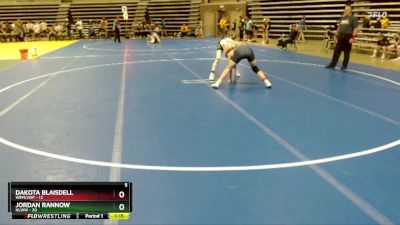 160 lbs Semis & 1st Wrestleback (8 Team) - Dakota Blaisdell, WEM/JWP vs Jordan Rannow, HLWW