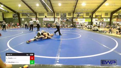 92-97 lbs Rr Rnd 2 - Logan Eads, Unaffiliated vs Zander Bratten, Rogue Warrior Wrestling