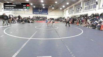 106 lbs Quarterfinal - Justin Bunnell, Platt vs Owen Blair, Newtown