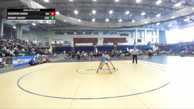 160 lbs Round 3 (3 Team) - Coleton Owen, Horseheads Sr HS vs Danny Dacey, Saratoga Springs Sr HS