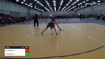 115 lbs Quarterfinal - Giosuâ??® Hickman, Unaffiliated vs Ian Hawkins, Greg Gomez Wrestling