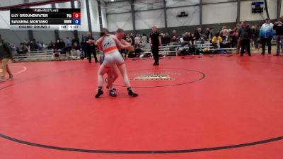 Champ. Round 3 - Lily Groundwater, Pioneer Grappling Academy vs Savanna Montano, Mat Rats Rebooted Wrestling